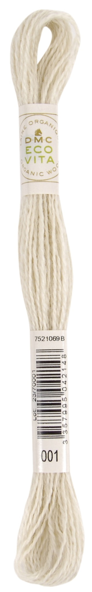 001 - DMC Eco Vita 100% Organic Wool Crewel Thread