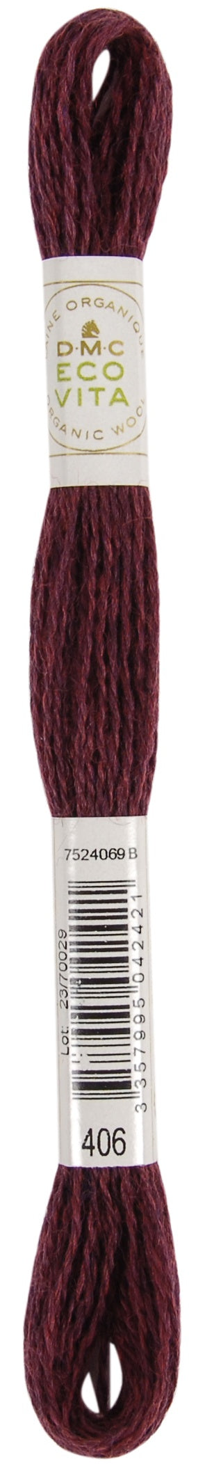 406 - DMC Eco Vita 100% Organic Wool Crewel Thread