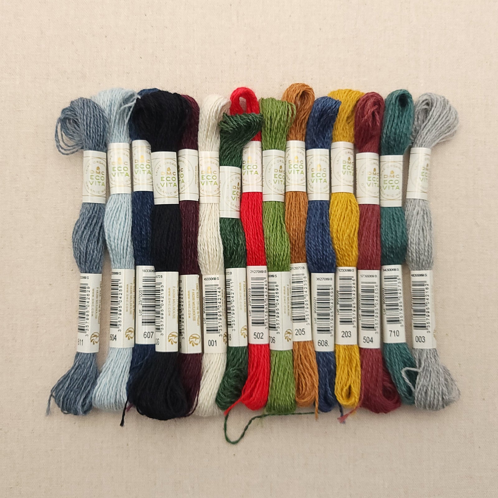 Winter Color Set - DMC Eco Vita 100% Organic Wool