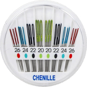 Singer Chenille Color Eye Needles 24 Pk