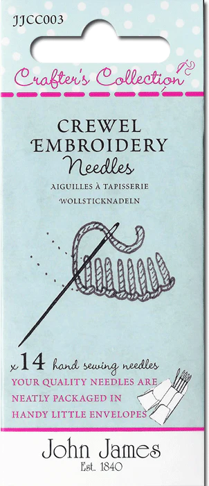 John James Crewel and Embroidery Needles