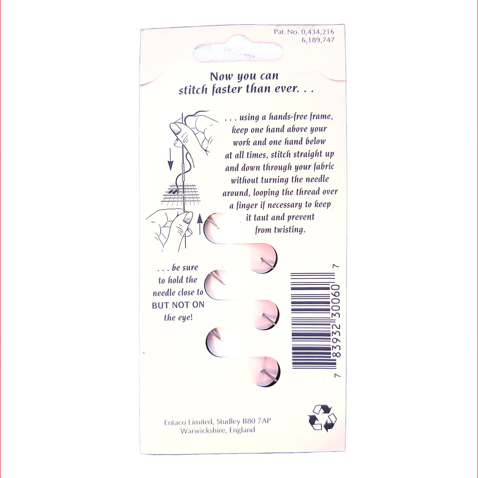 Twin Point Quick Stitch Tapestry Needles - John James JJ698DE