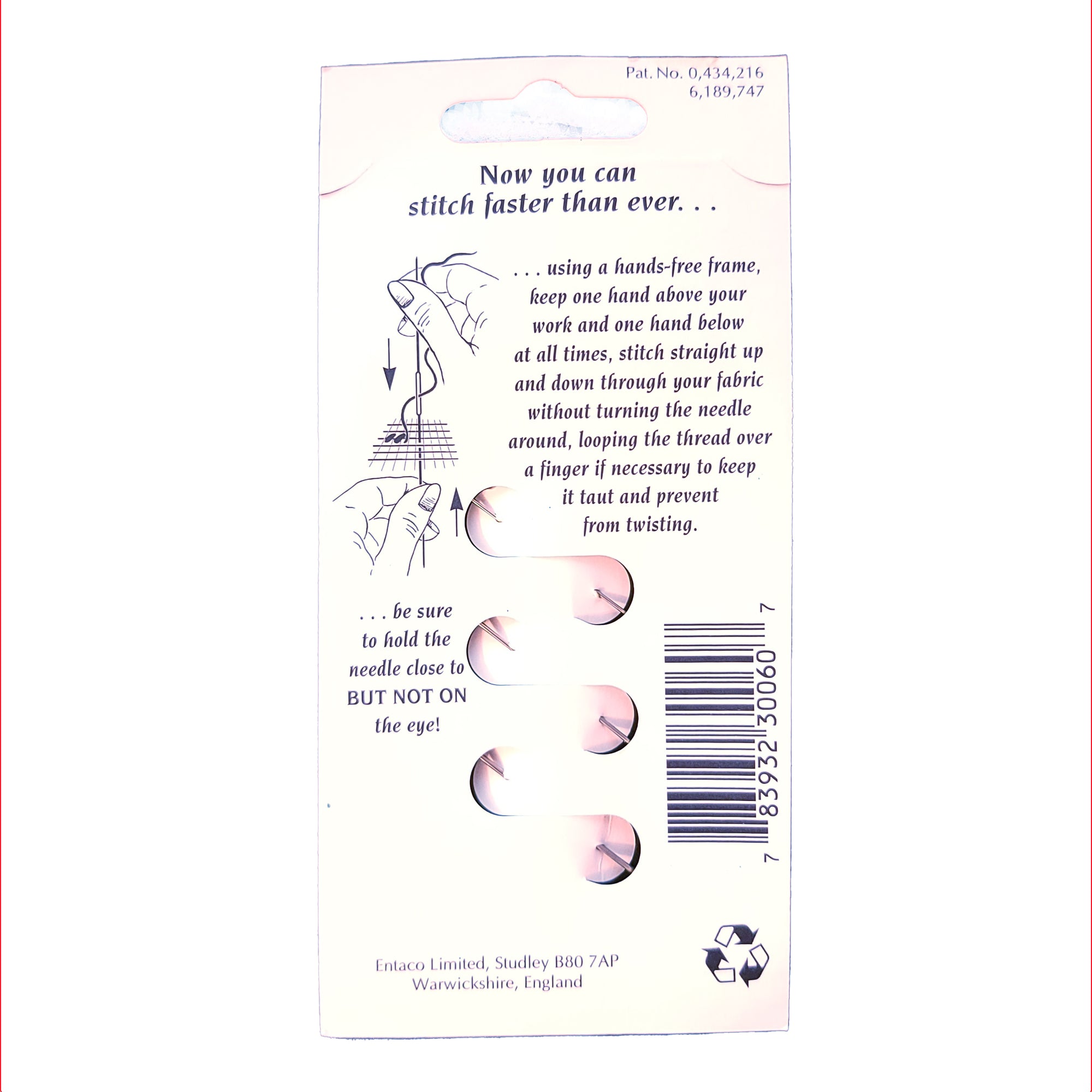 Twin Point Quick Stitch Tapestry Needles - John James JJ698DE