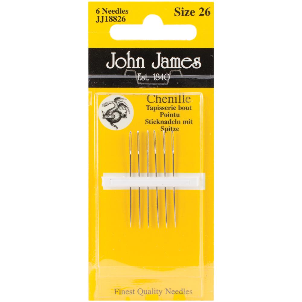 Chenille Needles Size 26 - John James JJ18826