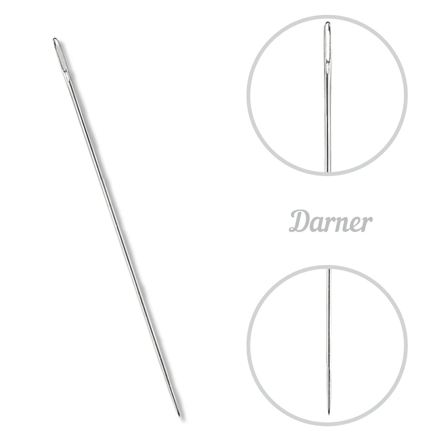 Darners Needles Sizes 3/9 - John James Pebble