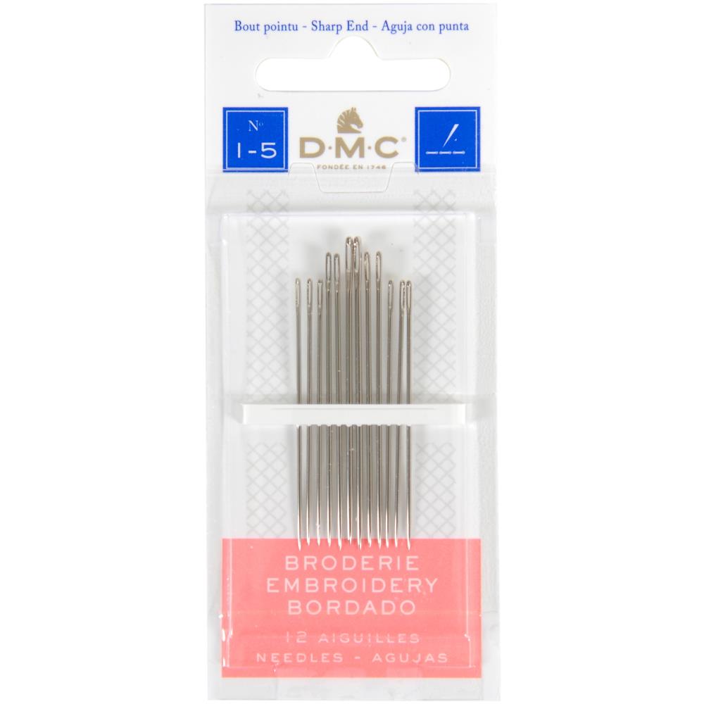 DMC Embroidery Needles - Sizes 1-5