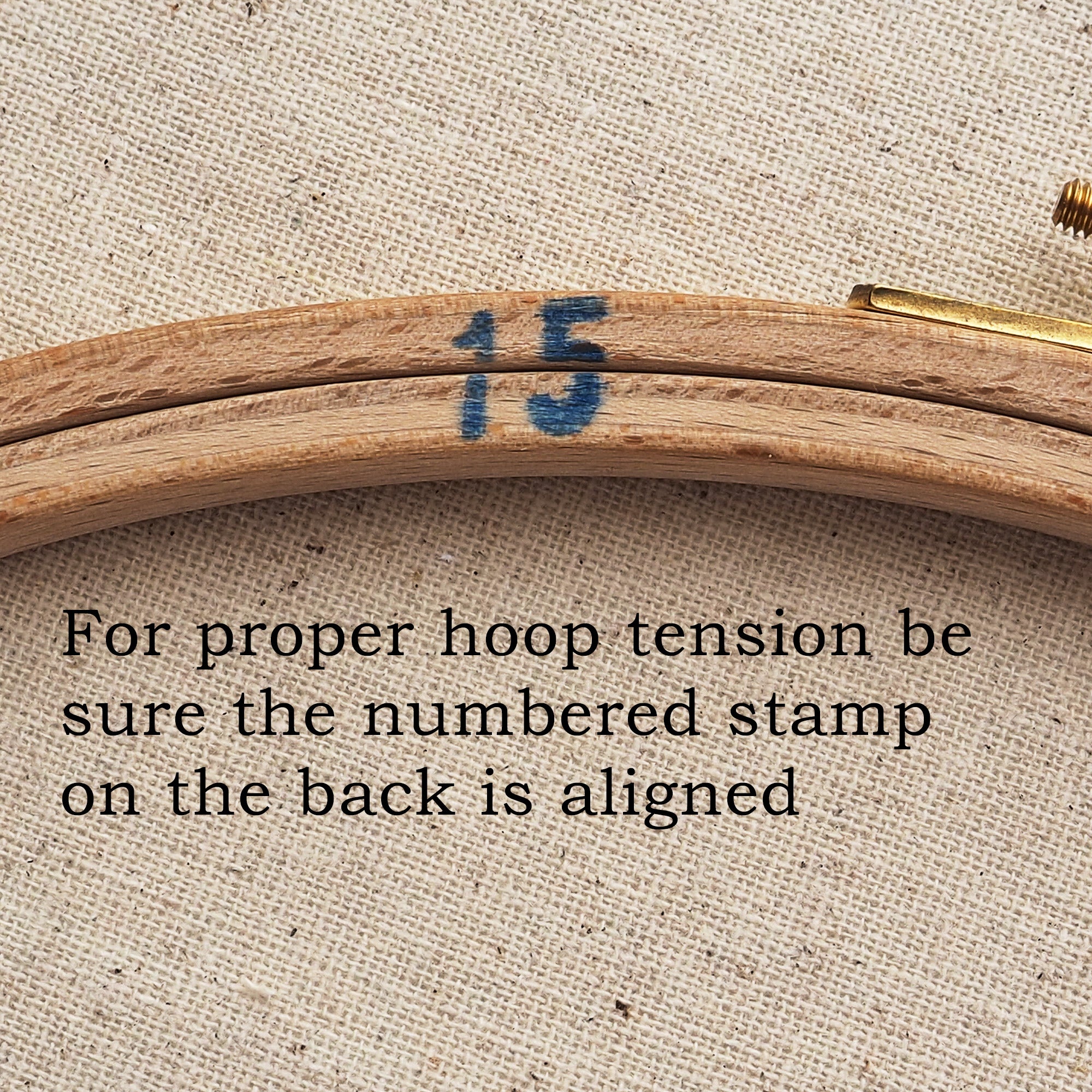8x8-Inch Square Beech Wood Embroidery Hoop by Frank A Edmunds