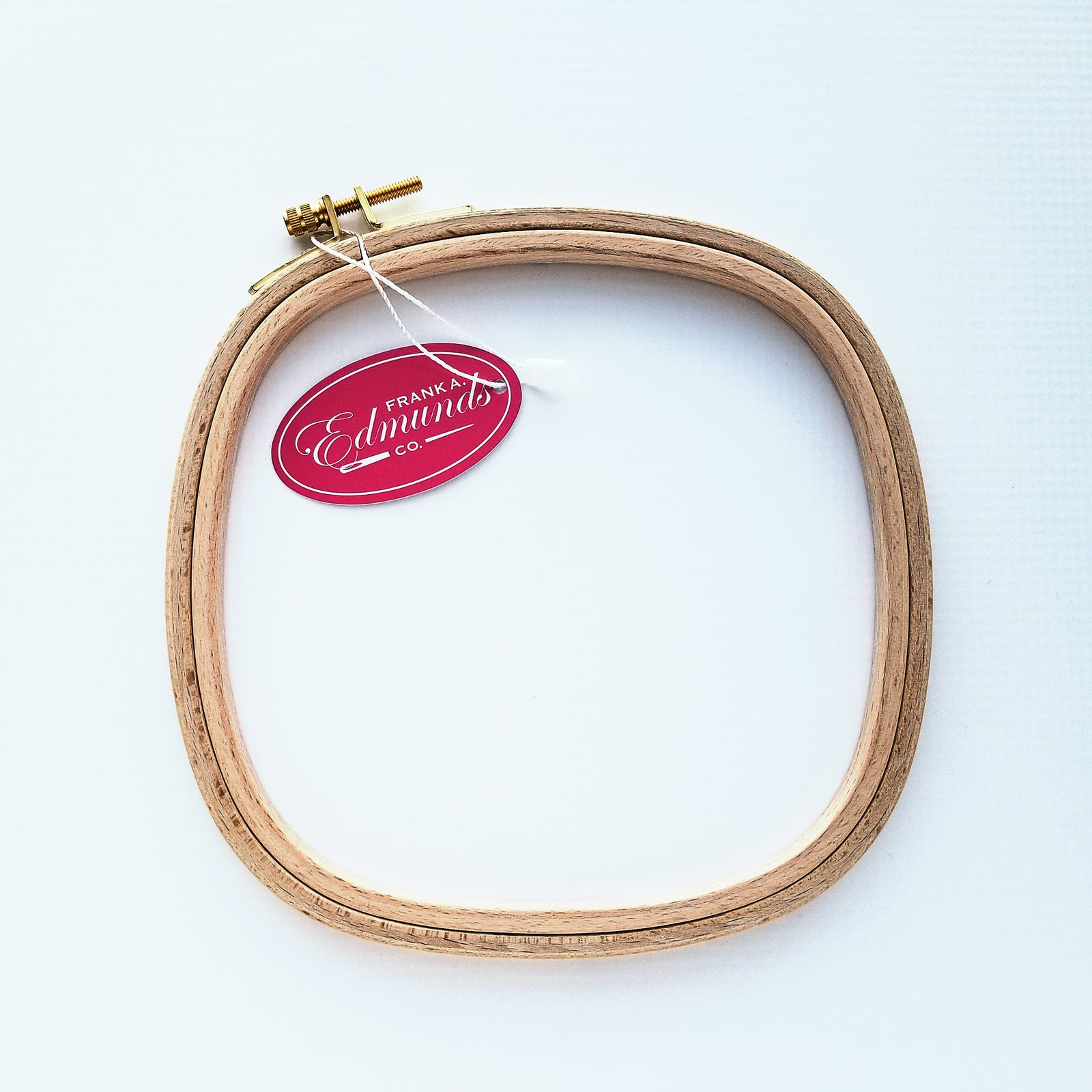 8x8-Inch Square Beech Wood Embroidery Hoop by Frank A Edmunds