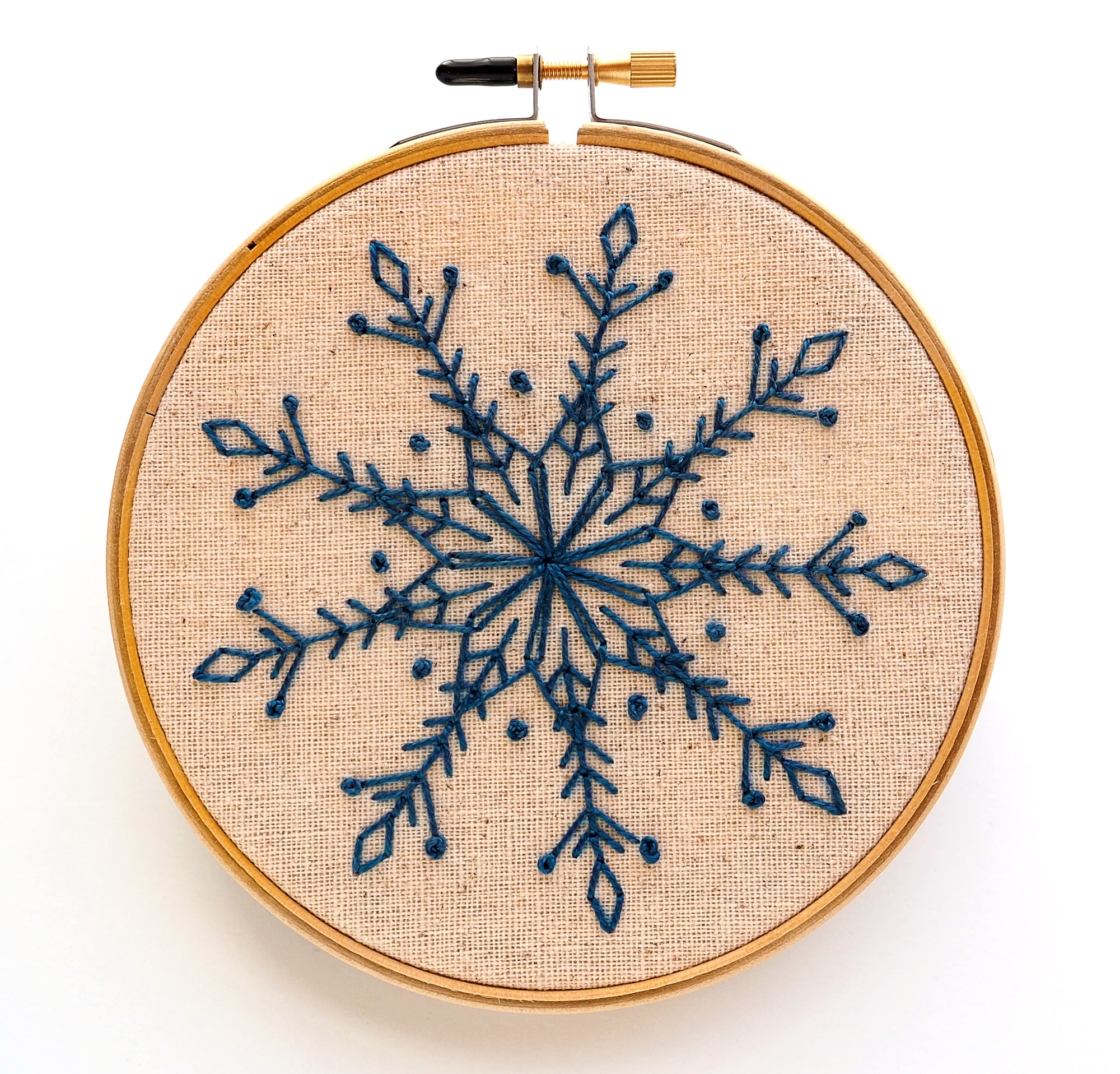 Heirloom Snowflake Hand Embroidery Pattern PDF Digital Download