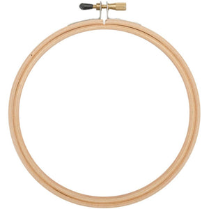 Frank A. Edmunds Wood Embroidery Hoop with Round Edges  - Your Choice of Size