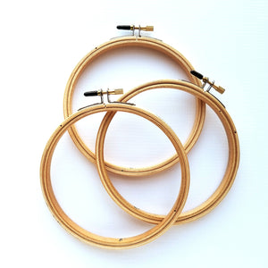 Frank A. Edmunds Wood Embroidery Hoop with Round Edges  - Your Choice of Size
