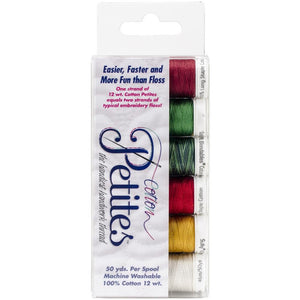Christmas Collection Sulky Sampler 12wt Cotton Petites 6 pack