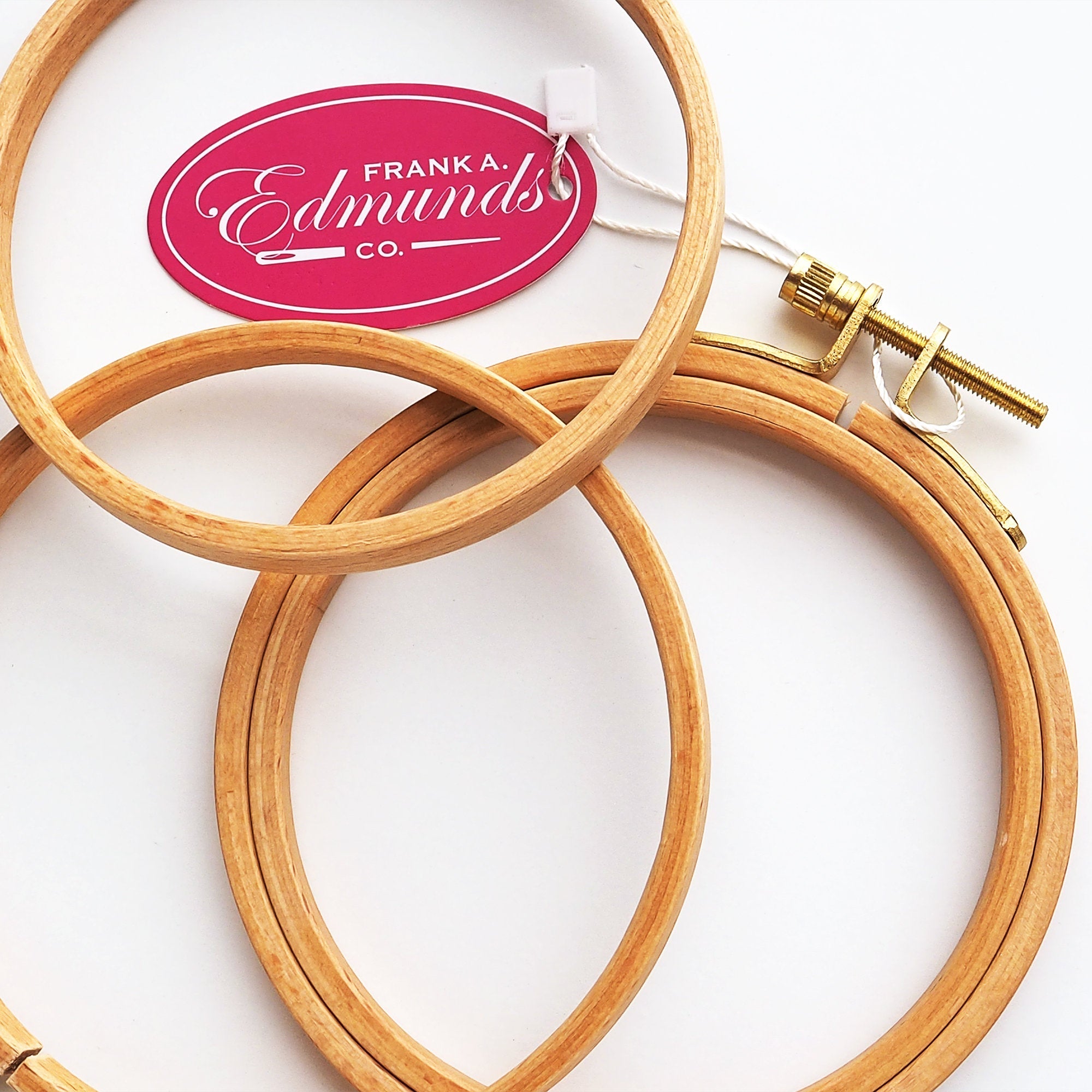 12 Inch Frank Edmunds Beech Wood Embroidery Hoop