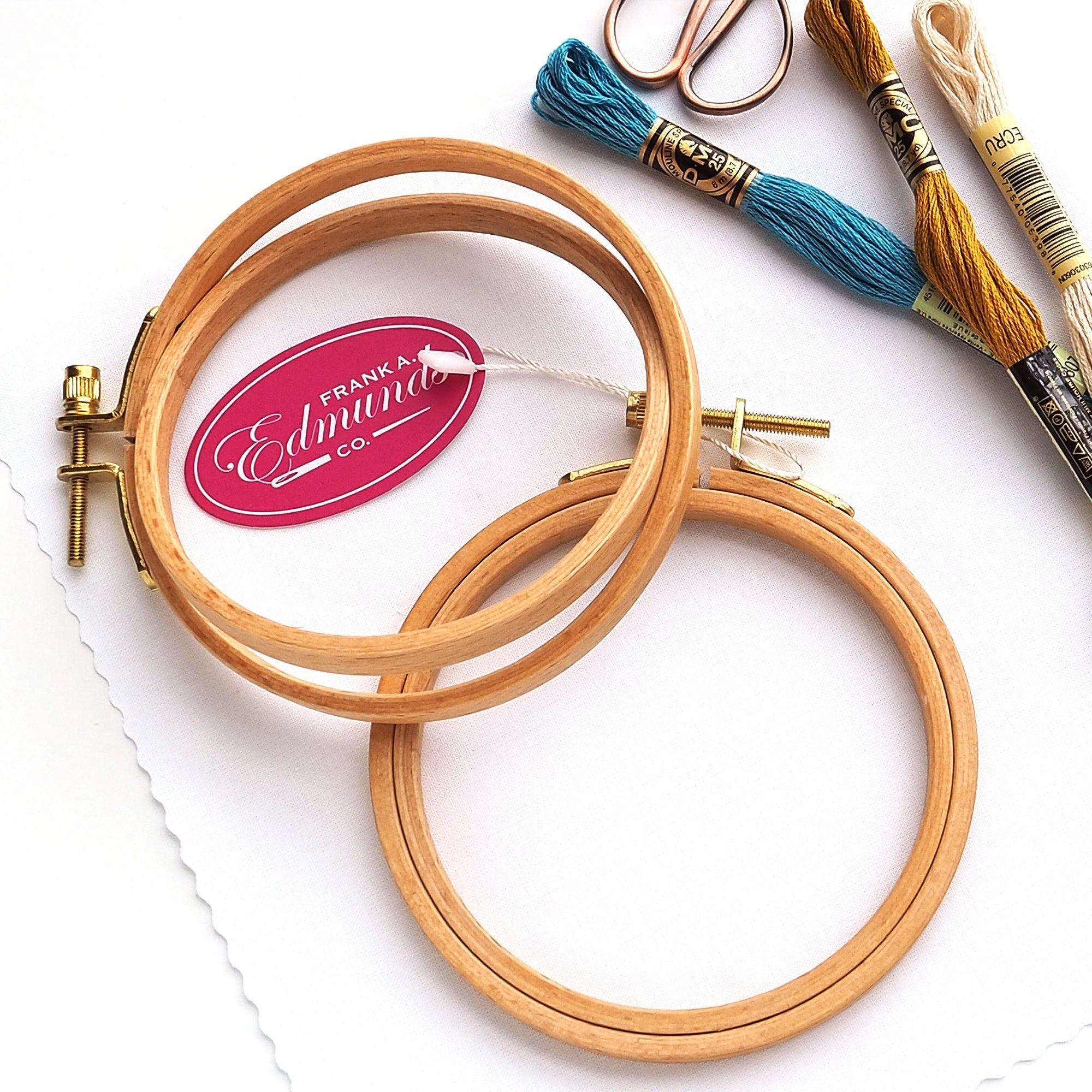 6 Inch Frank Edmunds Beech Wood Embroidery Hoop
