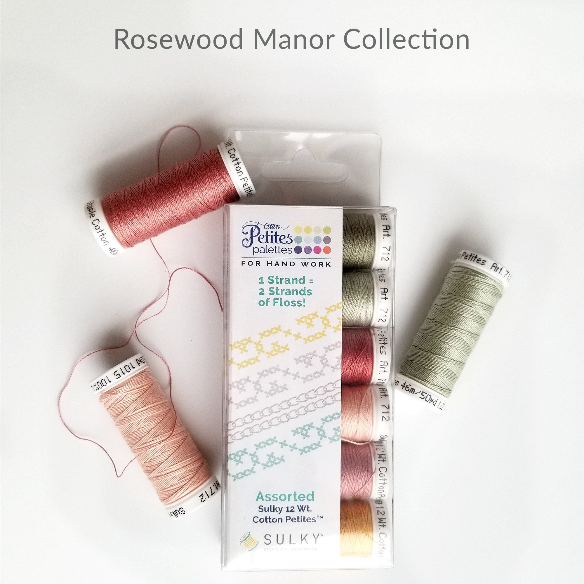 Neutrals Collection Sulky Sampler 12wt Cotton Petites 6 pack