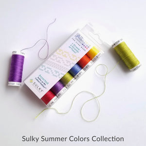 Most Popular Colors Collection Sulky Sampler 12wt Cotton Petites 6 pack