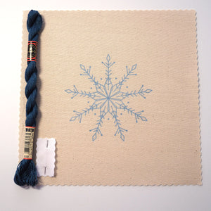 Kit - Heirloom Snowflake Hand Embroidery Kit  by Wildflower Fox