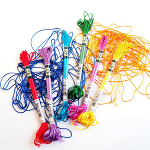 DMC Satin Floss Radiant Treasures Collection Floss Pack - 8 Skeins of DMC Floss